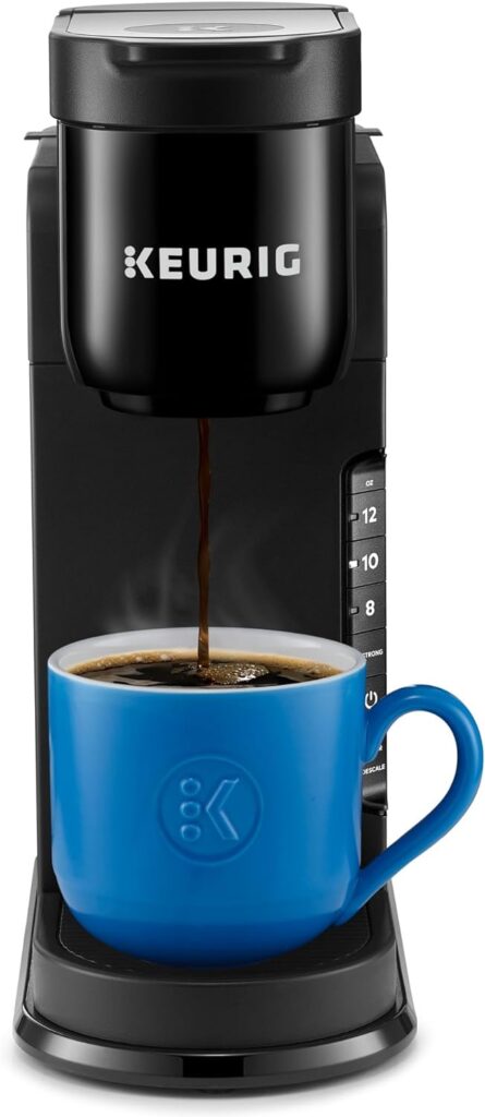 Keurig brewing coffee