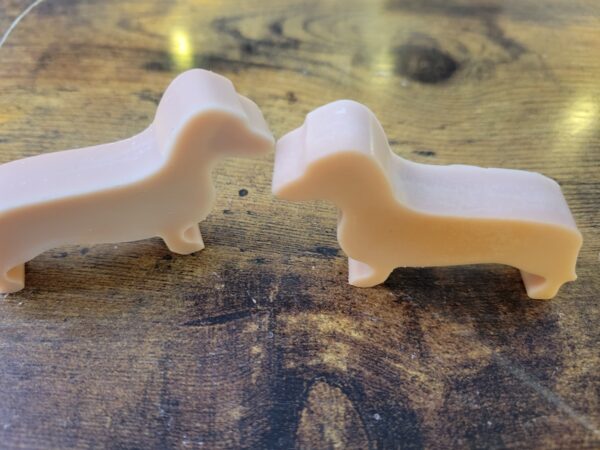 puppy shaped wax tarts