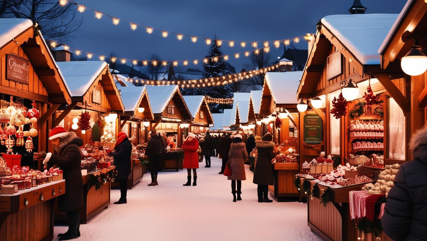 outdoor christmas market