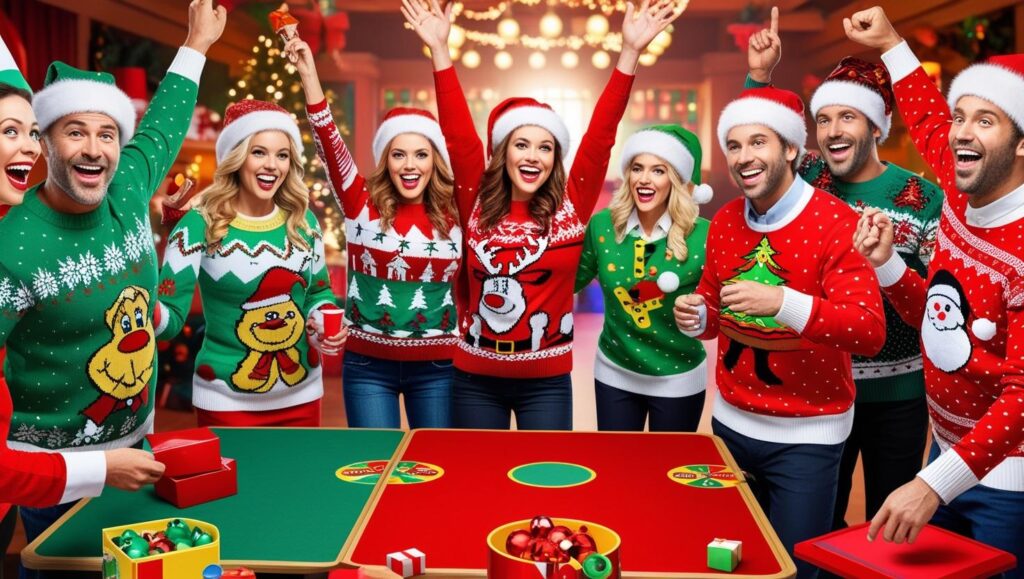 ugly christmas sweater party games