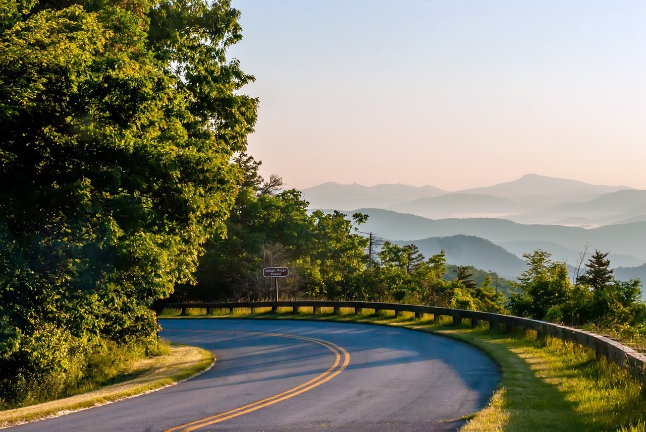 Asheville North Carolina roadway