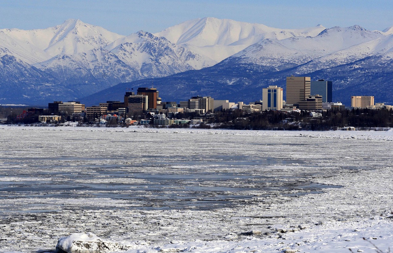 Frozen Anchorage ALaska