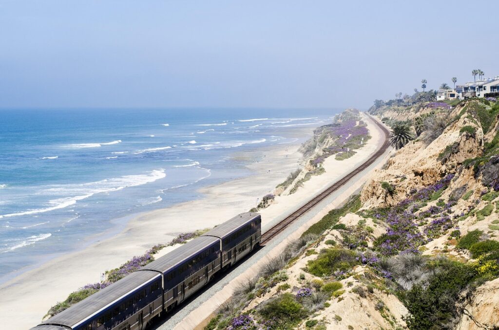 ain along san diego coast