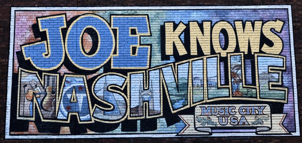 Joe Knows Nashville mural