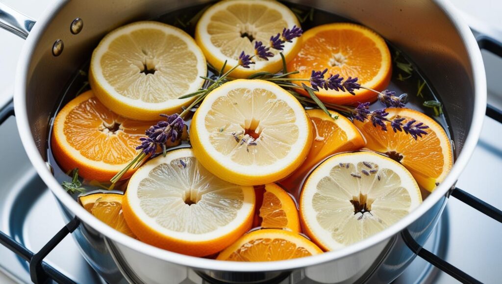 citrus and lavender simmer pot