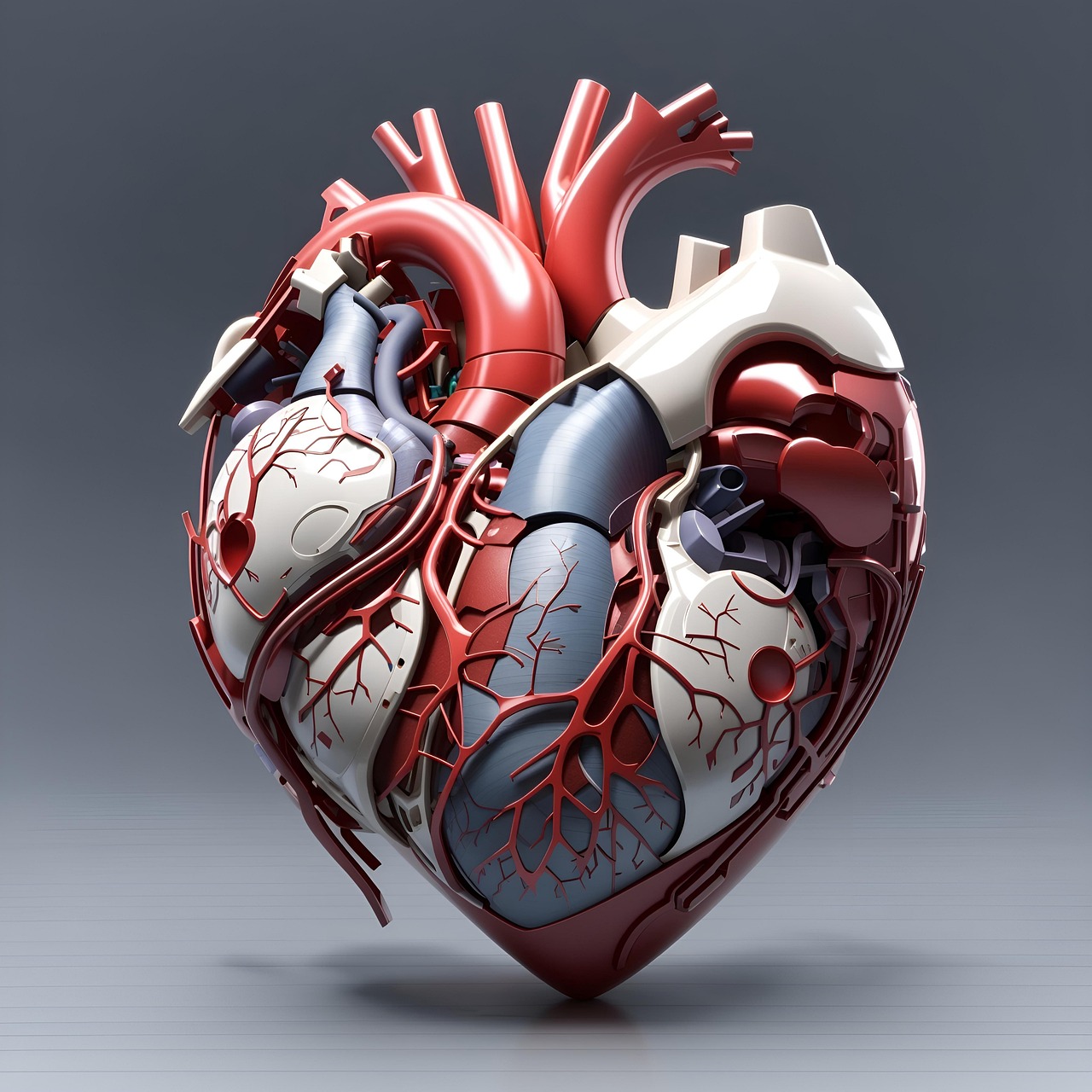 3d human heart