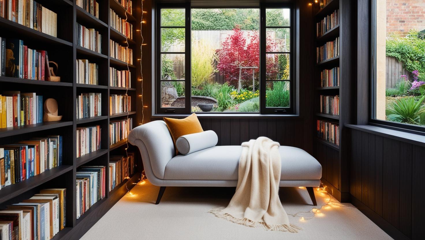 cozy reading nook