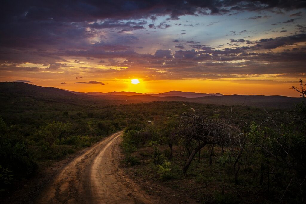 dirt roads