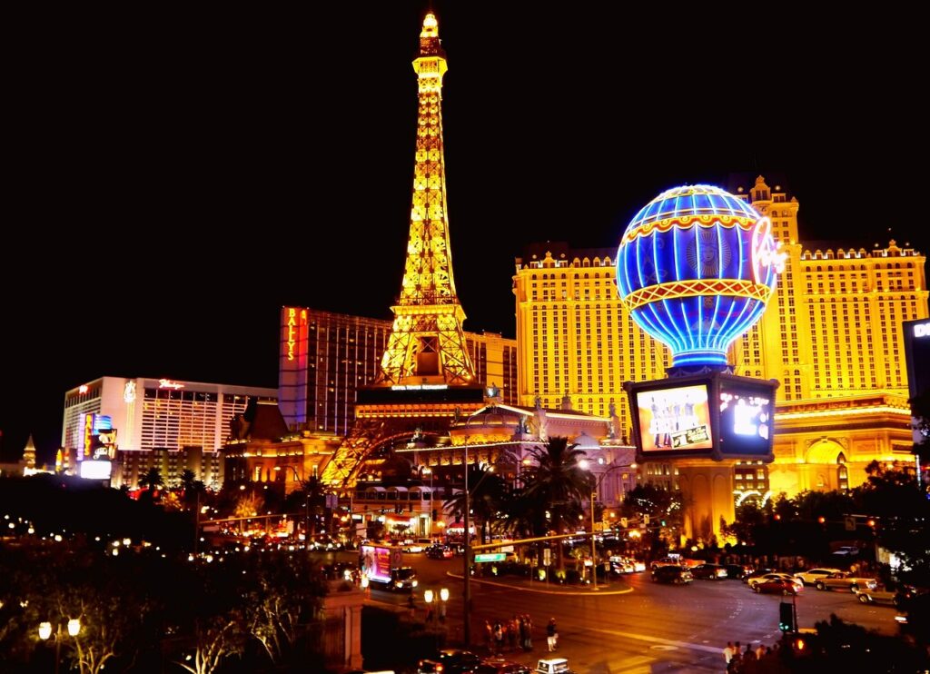 Vegas at night