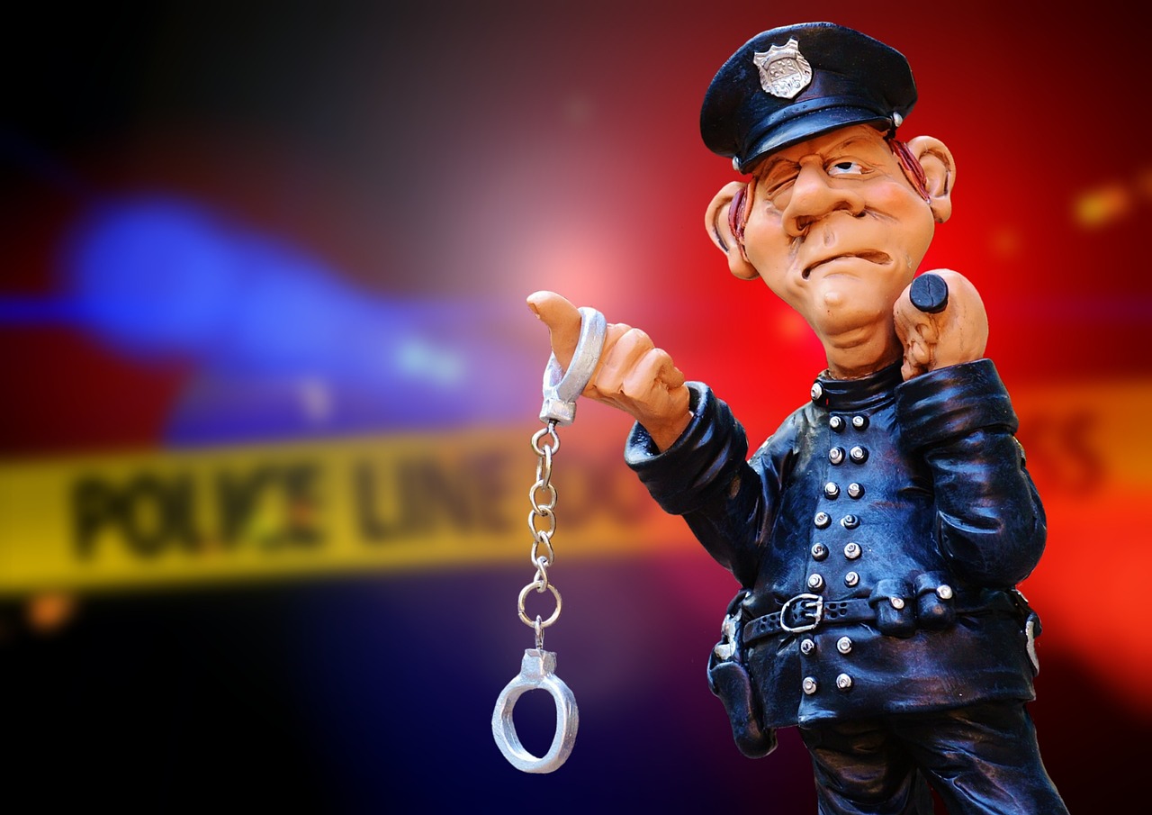 funny police figure