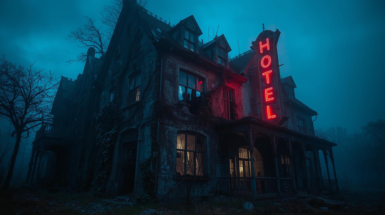 old creepy hotel