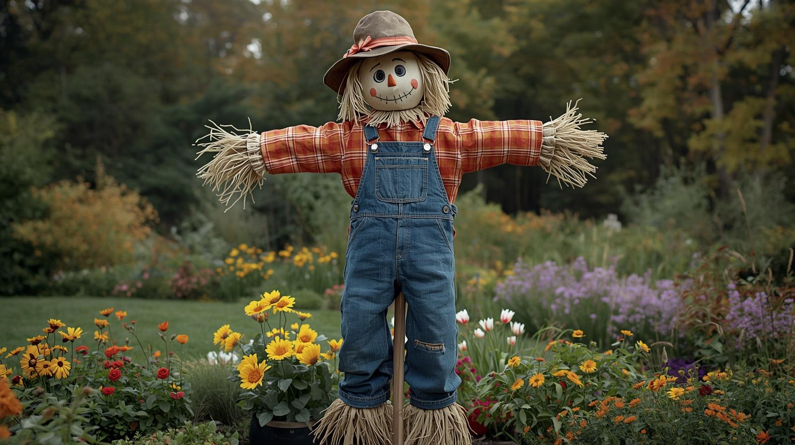 scarecrow in field