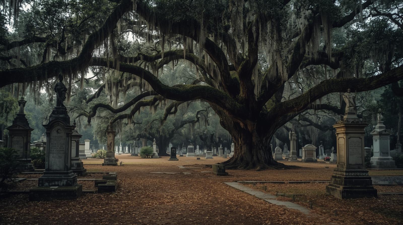 southern gothic cemetery