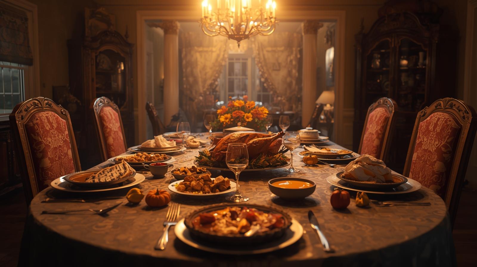 thanksgiving crime scene