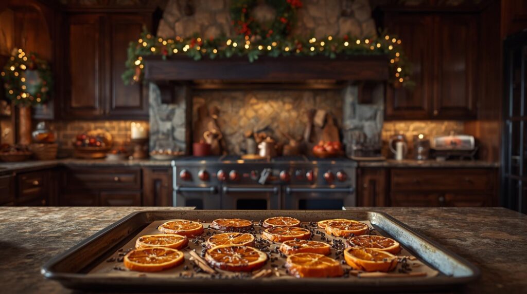 dried oranges, cinnamon and cloves