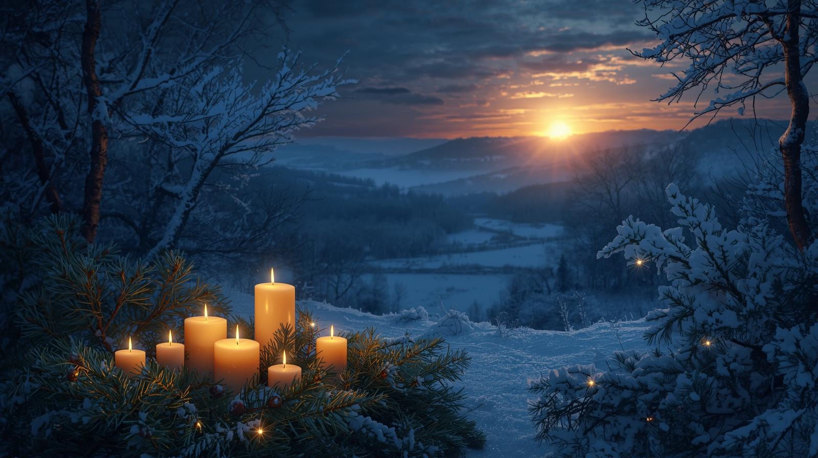 winter solstice landscape