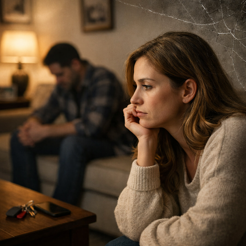 man and woman who appear angry