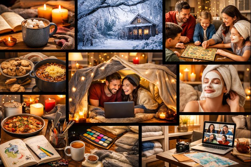 all the comforts of being snowed in