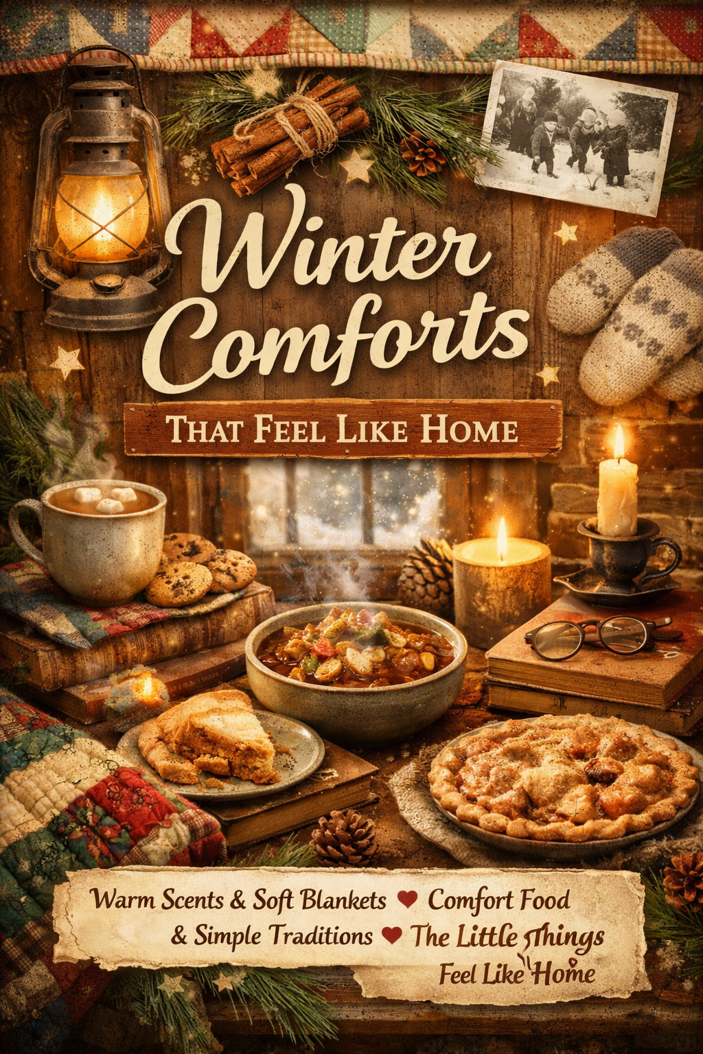showcasing someof winter's greatest comforts